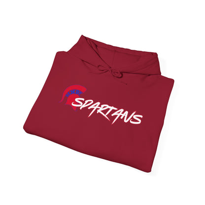 Spartans Red Logo Gildan Hoodie