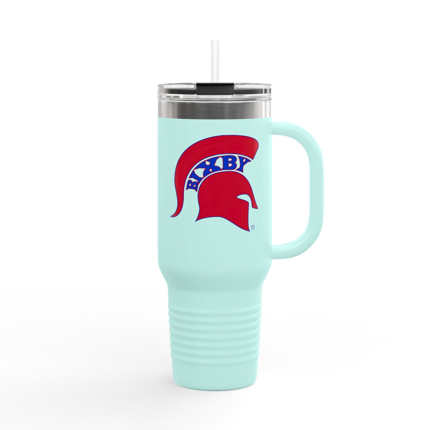 Spartan Red Logo 40 Ounce Insulated Travel Mug