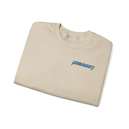 Megawatt EV RV Crewneck Sweatshirt — Electric Motorhome Graphic