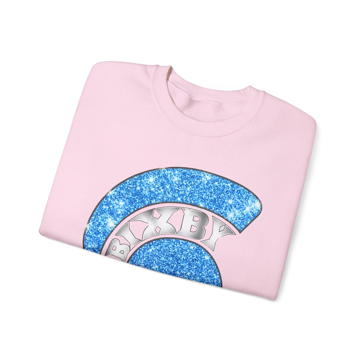 Bixby Spartan Helmet Bling Gildan Sweatshirt