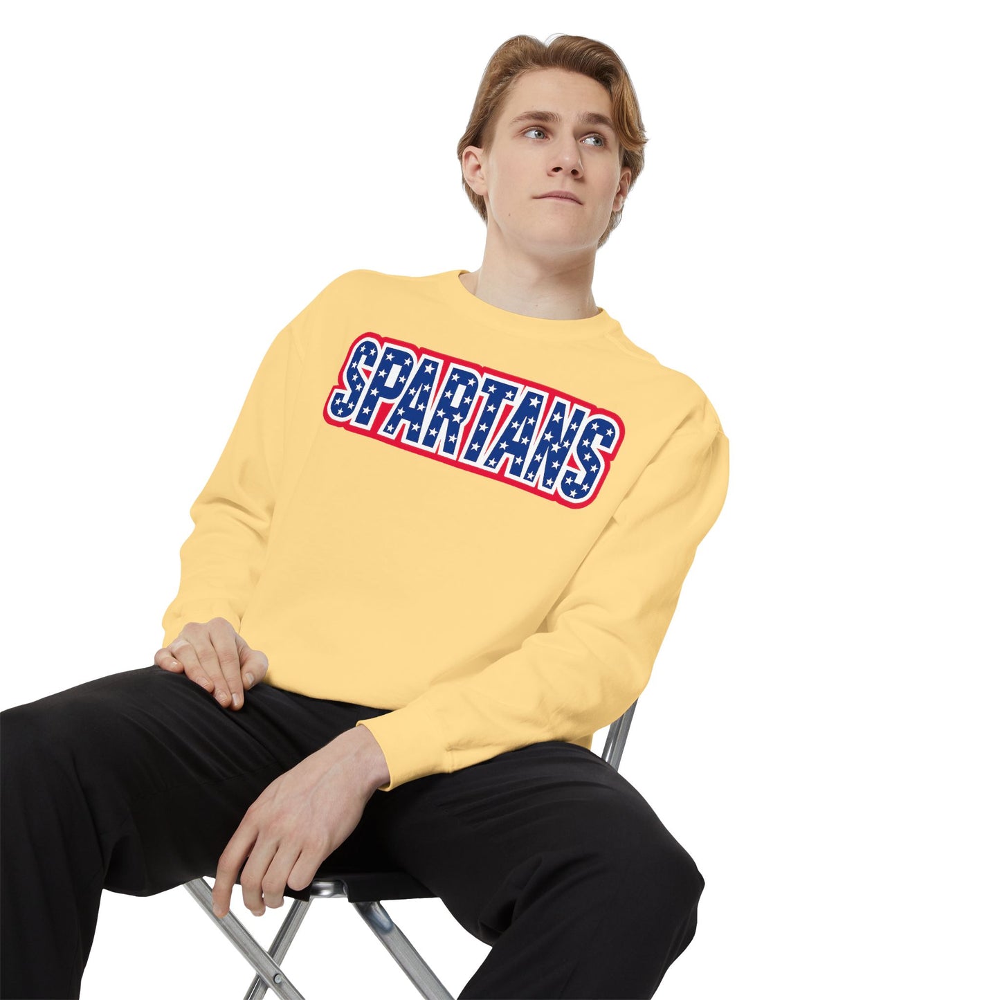 Spartans Patriotic Comfort Colors Sweatshirt