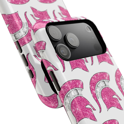 Bixby Spartan Pink Bling Logo Impact Resistant iPhone Case