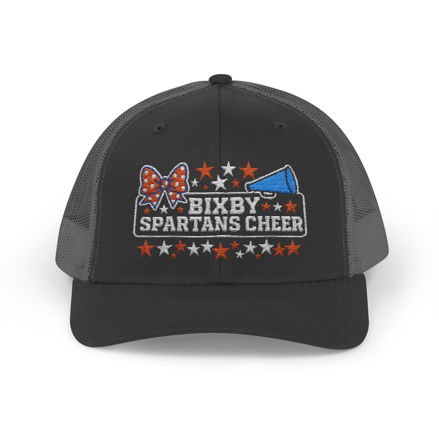 Bixby Spartans Cheer Embroidered Trucker Snapback