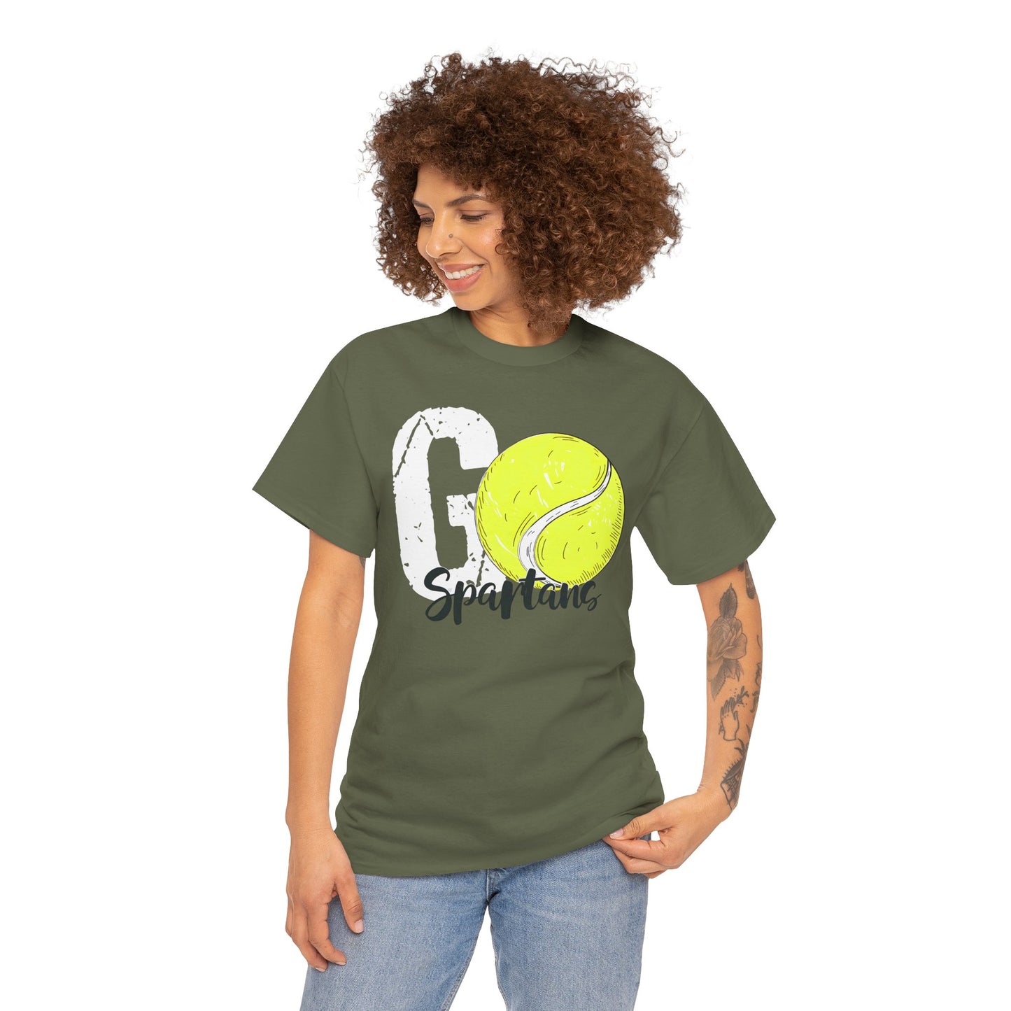 Bixby Spartan Tennis Gildan Tee