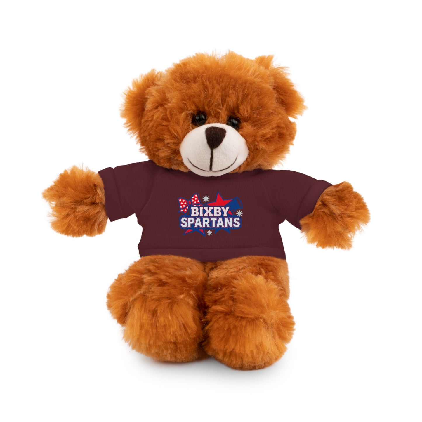 Spartan Cheer Stuffed Animal Logo