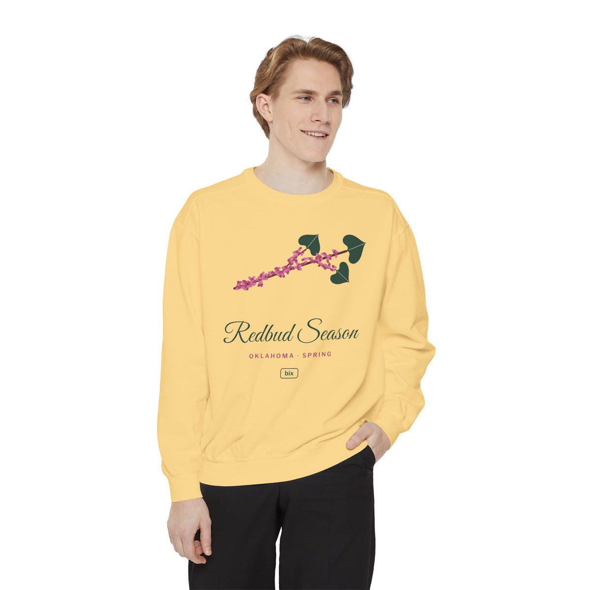 Redbud Season Oklahoma Crewneck Sweatshirt | Comfort Colors