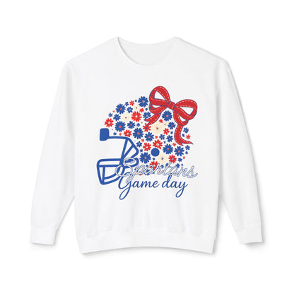 Spartans Floral Helmet Premium Comfort Colors Sweatshirt