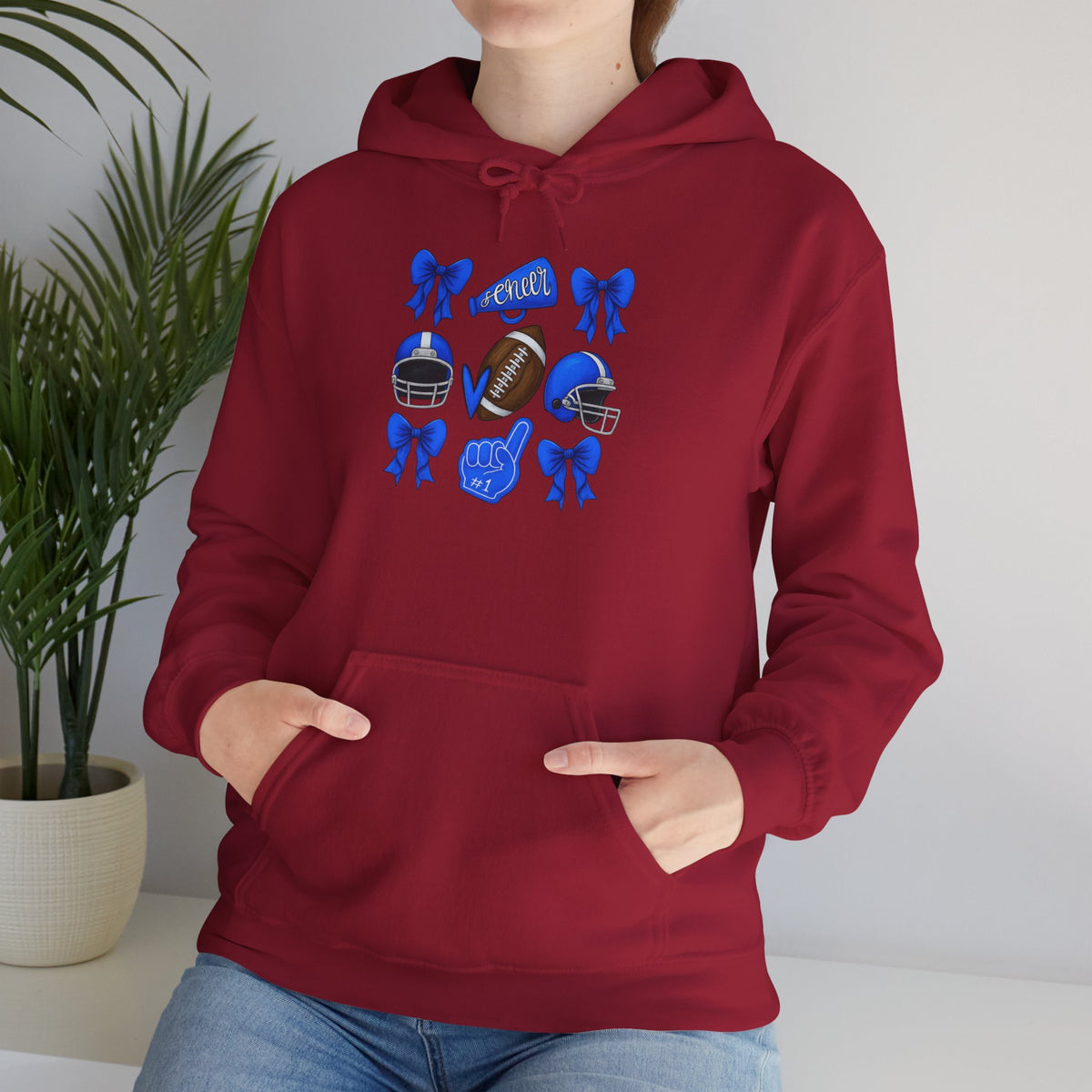 Bixby Spartan Cheer & Football Gildan Hoodie