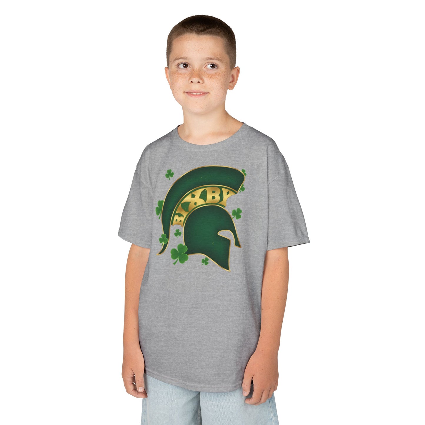 St. Patty's Good Luck Spartan Helmet Youth Tee