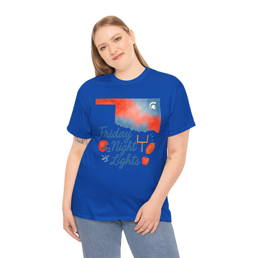 Friday Night Lights Bixby OK Watercolor Gildan Tee