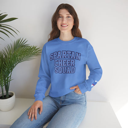 Spartan Cheer Squad With Sleeve Print Gildan Sweatshirt