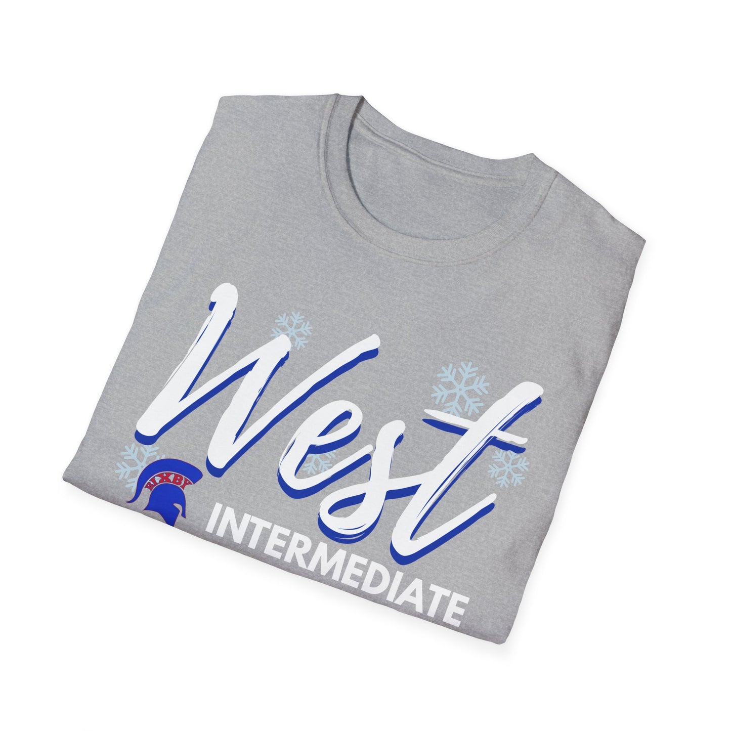 Bixby Spartan West Intermediate Snow Day Softstyle Tee