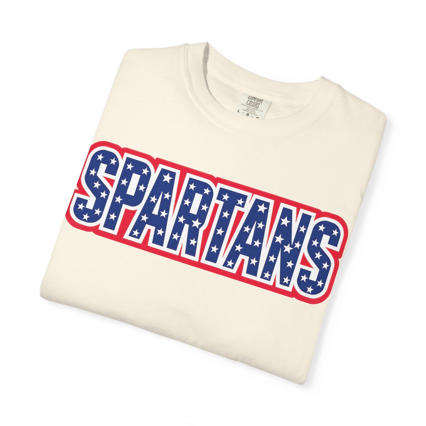 Spartans Patriotic Comfort Colors Tee