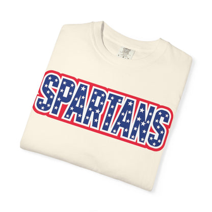 Spartans Patriotic Comfort Colors Tee