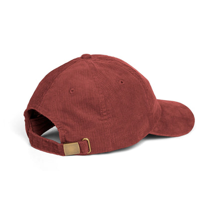 Bixby Garden Script Embroidered Corduroy Dad Cap