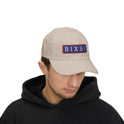 Bixby Spartans Embroidered Dad Hat, BIXBY Bar