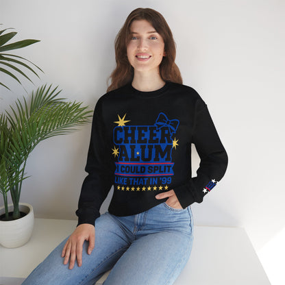 Cheer Alumni With Sleeve Print Gildan Sweatshirt