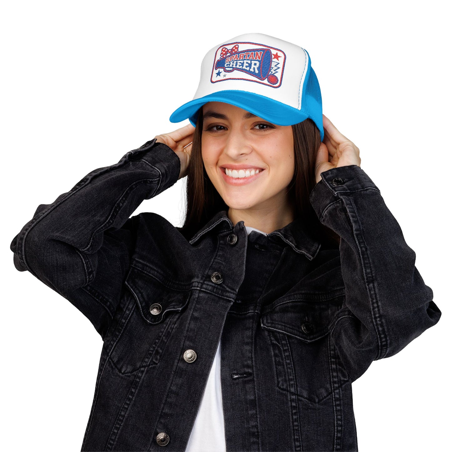 Spartan Cheer Embroidered Foam Trucker Hat