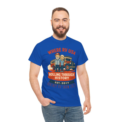 Where RV USA Rolling Through History Limited Edition Tee
