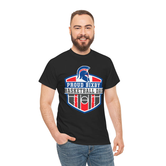 Bixby Spartans Basketball Dad Gildan Tee