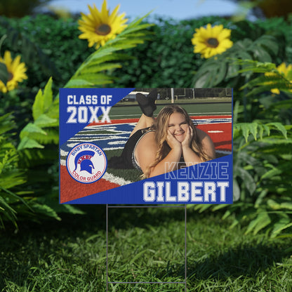Kenzie Gilbert Color Guard Yard Sign