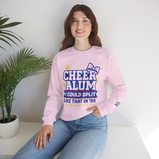 Cheer Alumni With Sleeve Print Gildan Sweatshirt