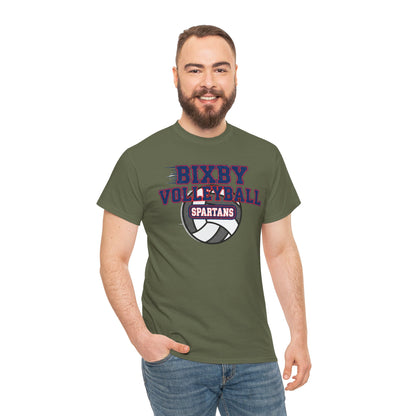 Bixby Spartan Volleyball Tee