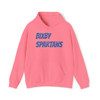 Bixby Spartans Glitter Ink Hoodie - School Spirit Pullover for Students & Fans