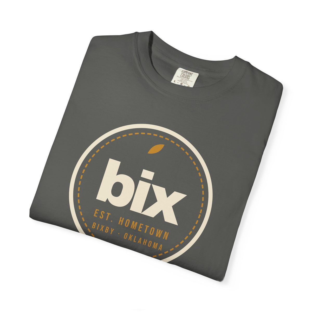 bix Stamp Bixby, Oklahoma Comfort Colors Tee