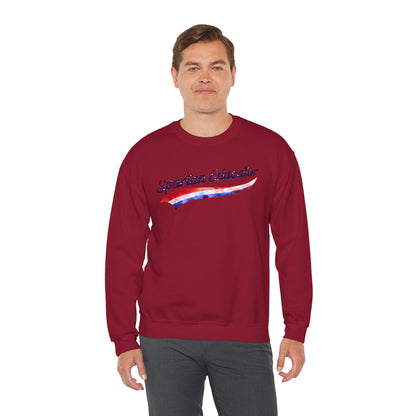 Spartan Educator Patriotic Design Gildan Sweatshirt