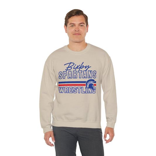 Bixby Spartans Wrestling Gildan Sweatshirt