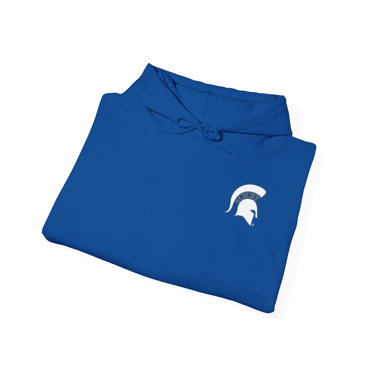 Bixby Spartans OK White Spartan Logo Hoodie