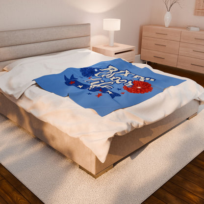 Bixby Cheer Life Velveteen Plush Blanket