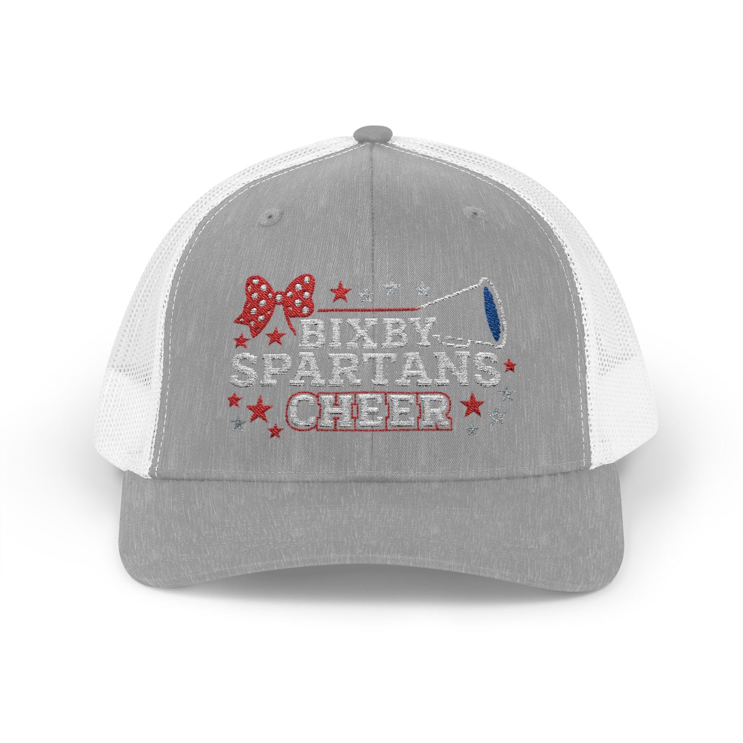 Bixby Spartans Cheer Embroidered Trucker Snapback