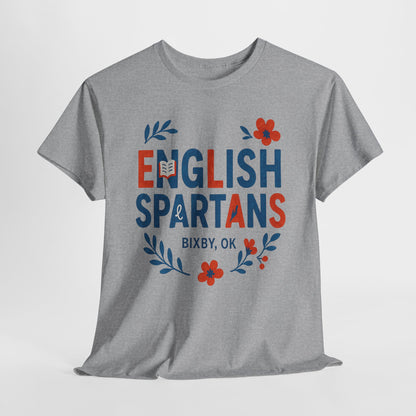 English Floral Spartan Gildan Tee