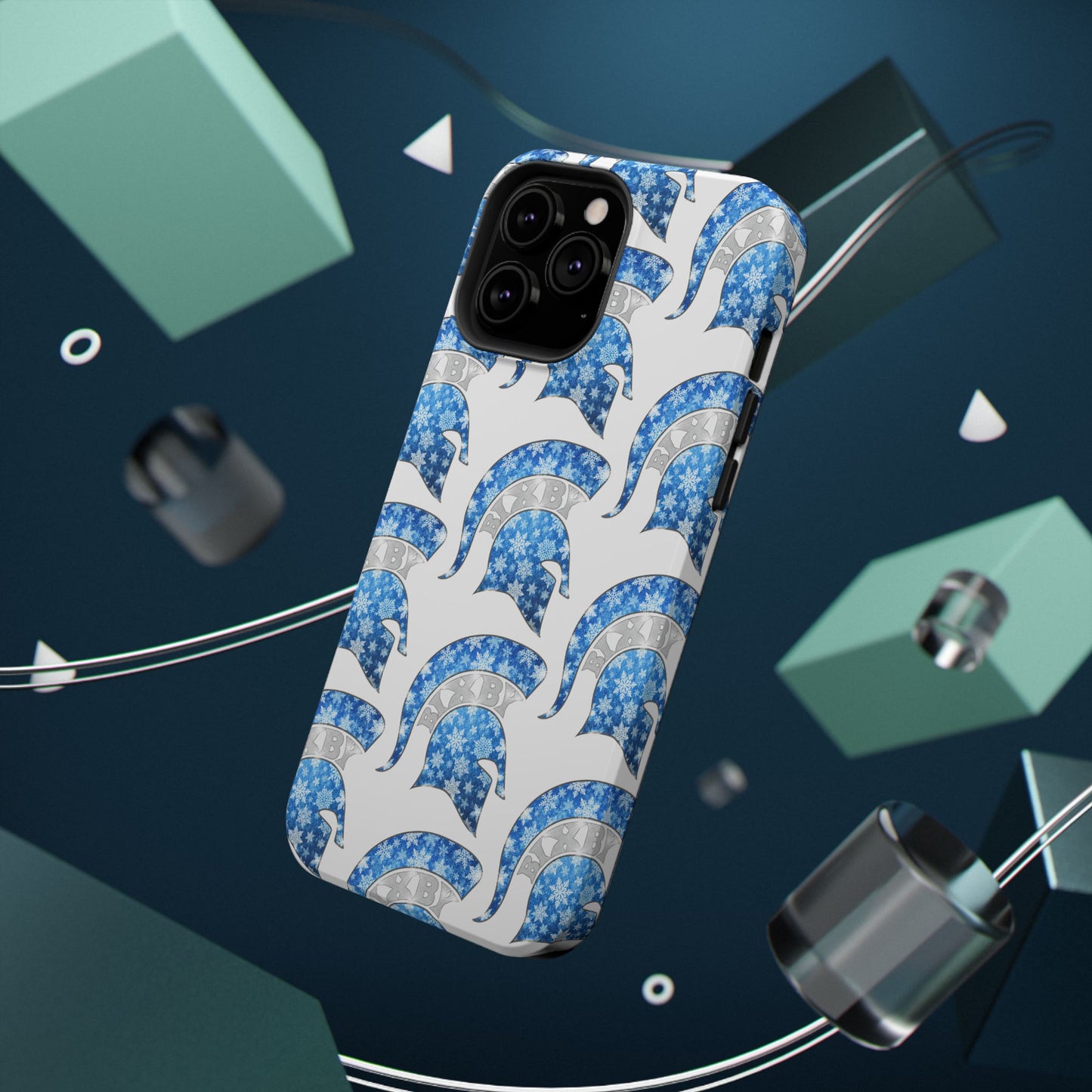 Bixby Spartan Winterfrost Logo Impact Resistant iPhone Case
