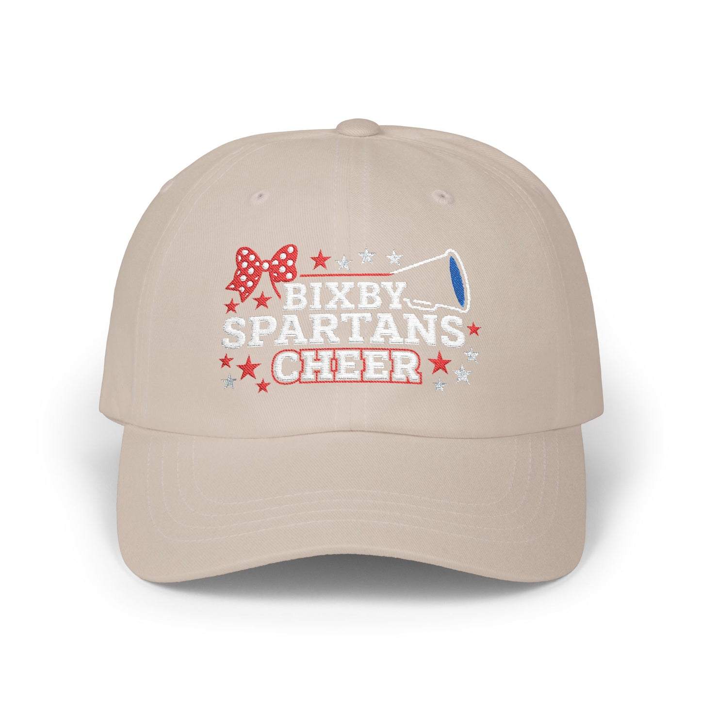 Bixby Spartans Cheer Embroidered Classic Ballcap