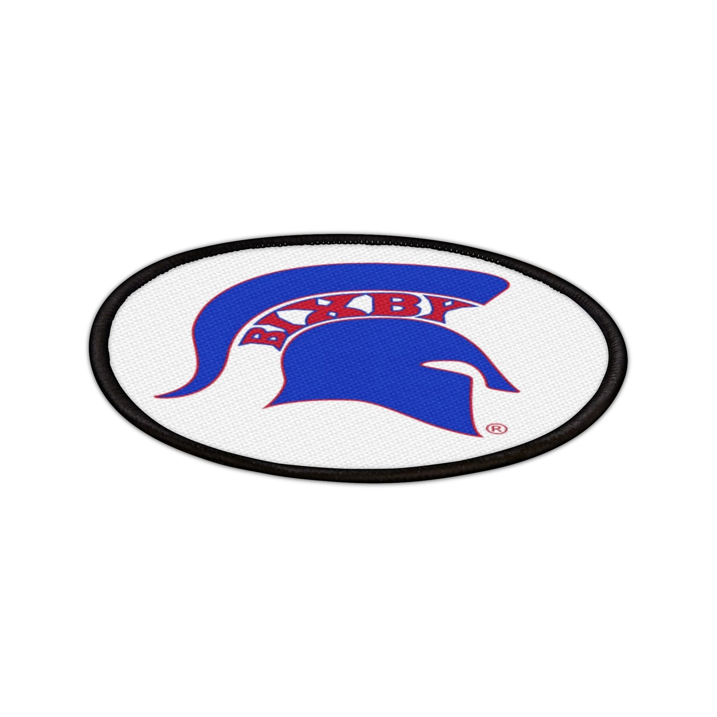 Spartan Blue Logo Iron On Patch