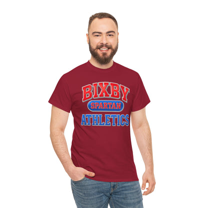 Bixby Spartan Athletics Metallic Gildan Tee