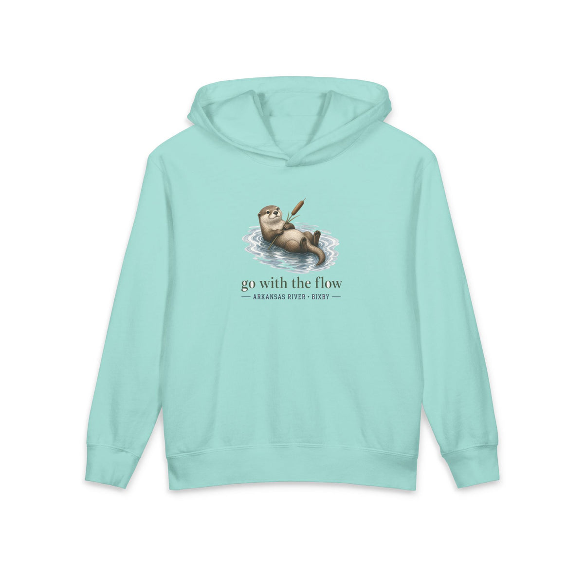 Go With the Flow Otter Youth Hoodie