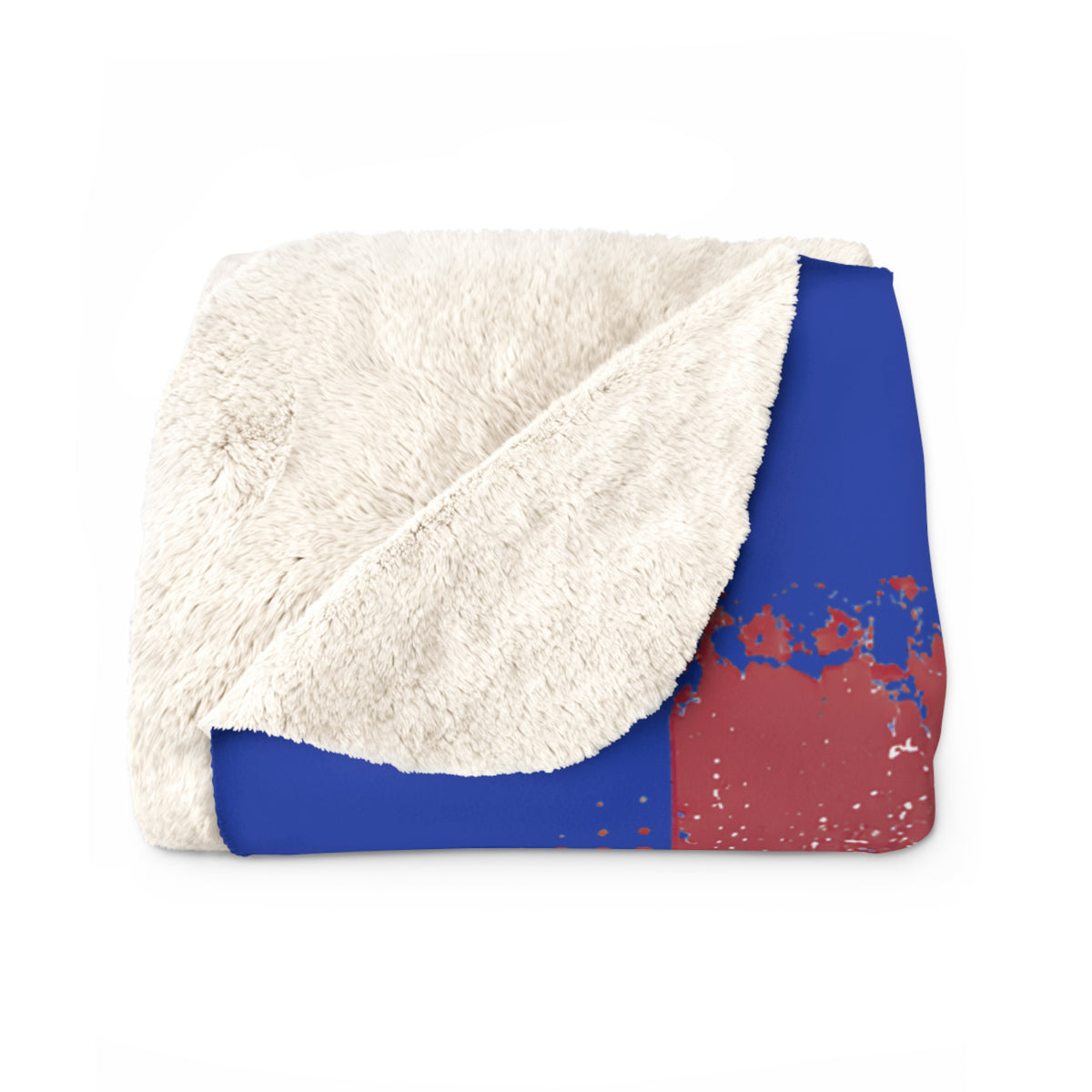 Spartans Bixby Sherpa Blanket – Vintage Red, White & Blue Team Throw