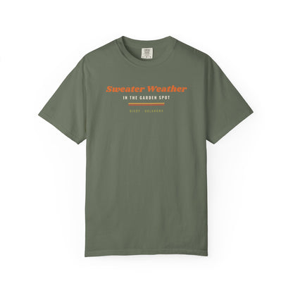 Sweater Weather in the Garden Spot Comfort Colors Tee