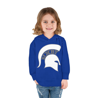 Bixby Spartans White Logo Toddler Rabbit Skins Hoodie