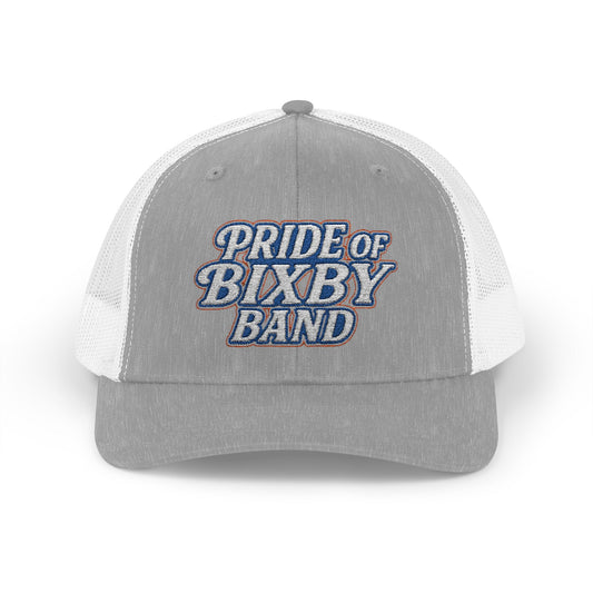 Pride of Bixby Band Embroidered Trucker Snapback