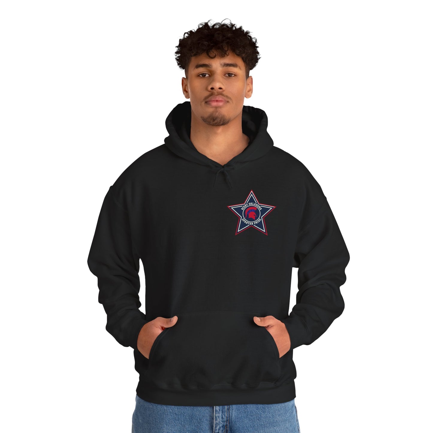 Spartan Pride Star Logo Gildan Hoodie