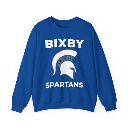 Bixby Spartans Logo Crewneck Gildan Sweatshirt
