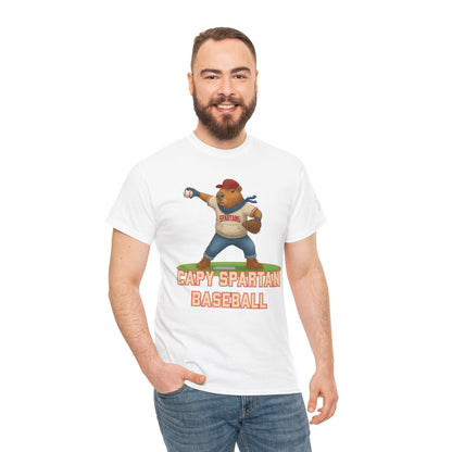 Capy Spartan Baseball Gildan Tee
