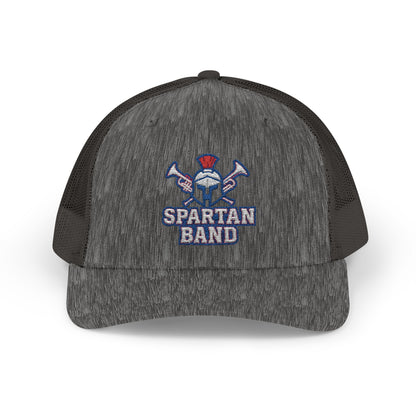 Spartan Band Embroidered Trucker Snapback