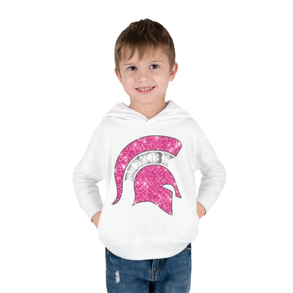 Bixby Spartans Pink Bling Toddler Rabbit Skins Hoodie