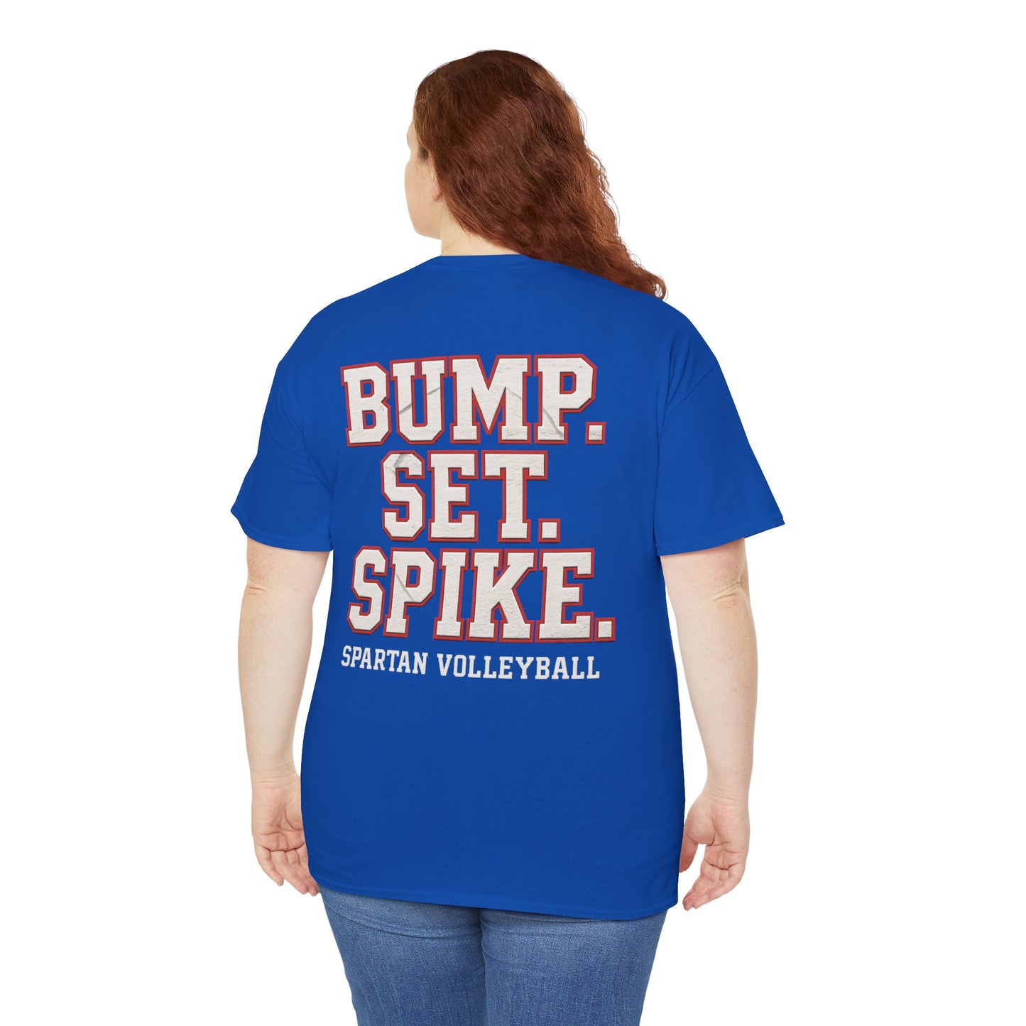 Bump. Set. Spike. Spartan Volleyball Gildan Tee